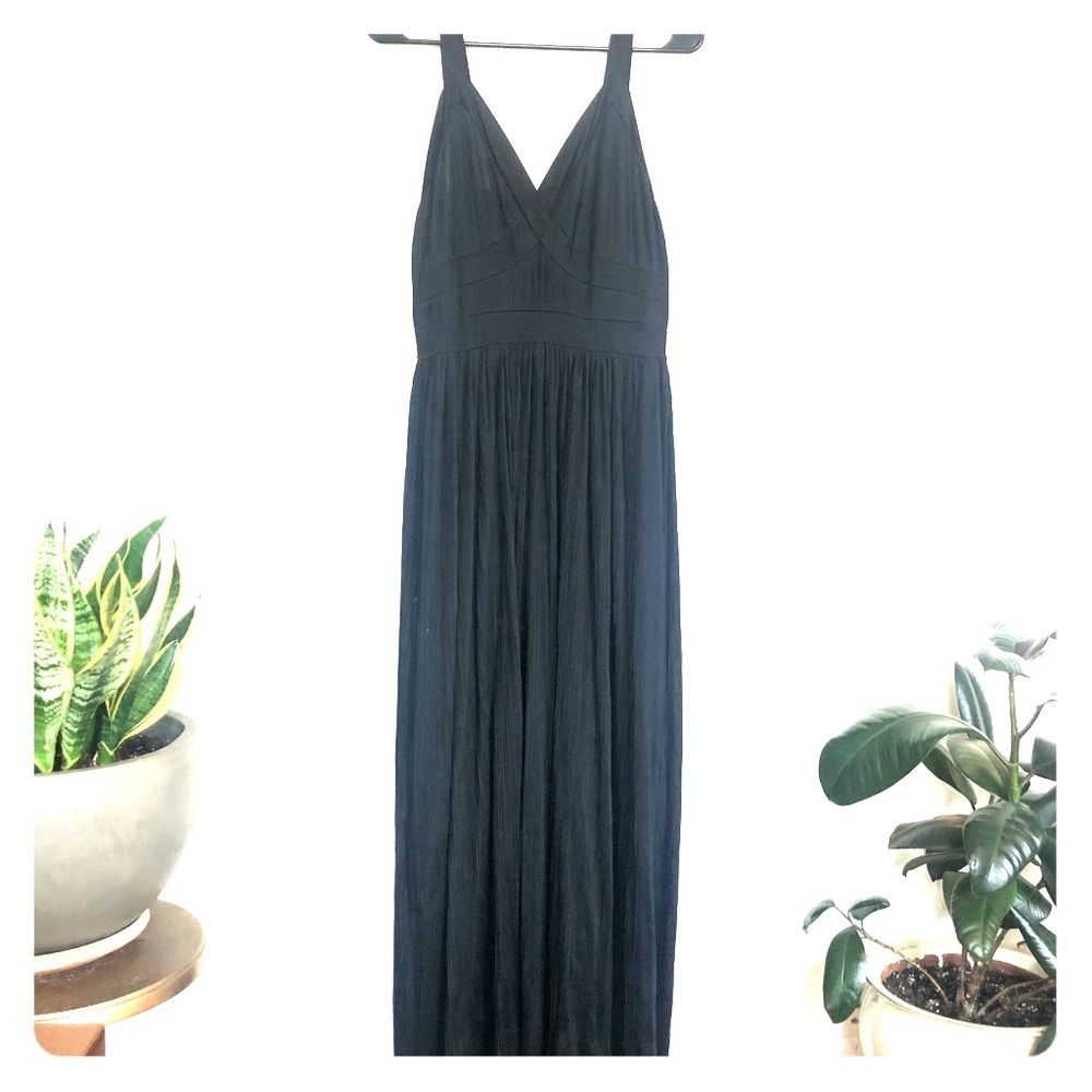Sheer pleated vintage night gown